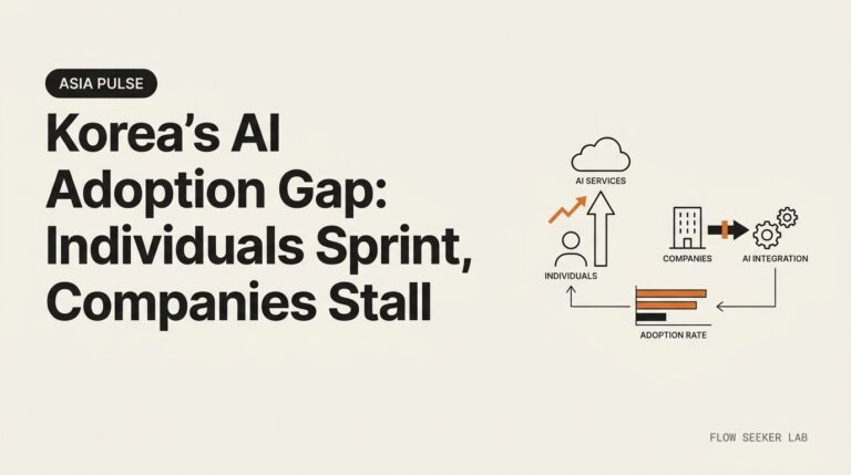 Korea’s AI Adoption Gap: Individuals Sprint, Companies Stall