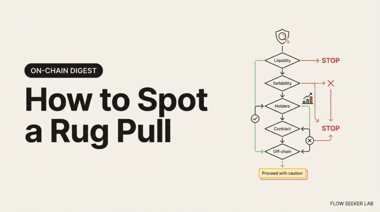 How to Spot a Rug Pull: A Non-Developer’s Checklist