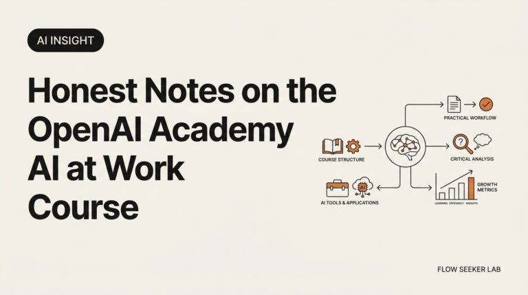 Honest Notes on the OpenAI Academy AI at Work Course