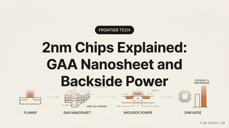 2nm Chips Explained: GAA Nanosheet and Backside Power