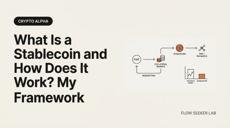 What Is a Stablecoin and How Does It Work? My Framework