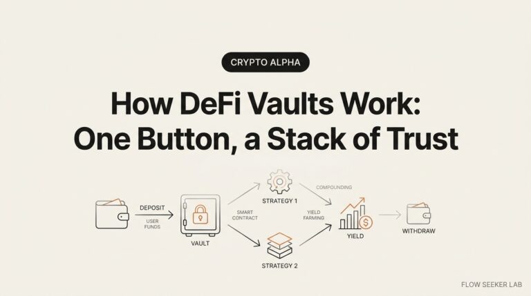 How DeFi Vaults Work: One Button, a Stack of Trust