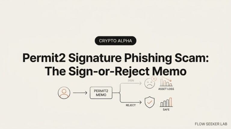 Permit2 Signature Phishing Scam: The Sign-or-Reject Memo