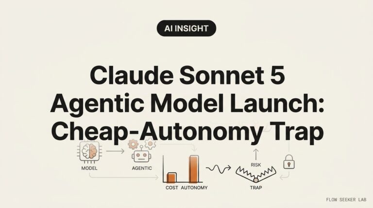 Claude Sonnet 5 Agentic Model Launch: Cheap-Autonomy Trap