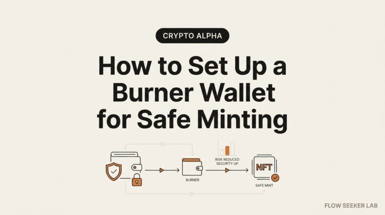 How to Set Up a Burner Wallet for Safe Minting
