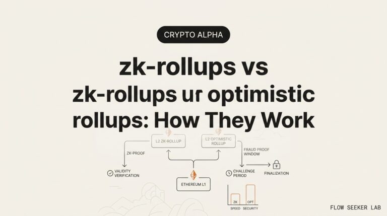 zk-rollups vs optimistic rollups: How They Work
