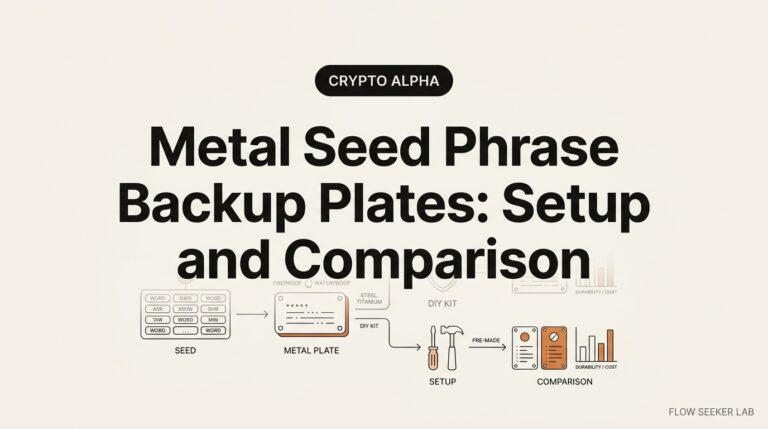 Metal Seed Phrase Backup Plates: Setup and Comparison