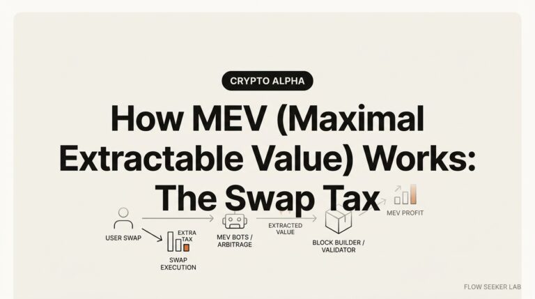 How MEV (Maximal Extractable Value) Works: The Swap Tax