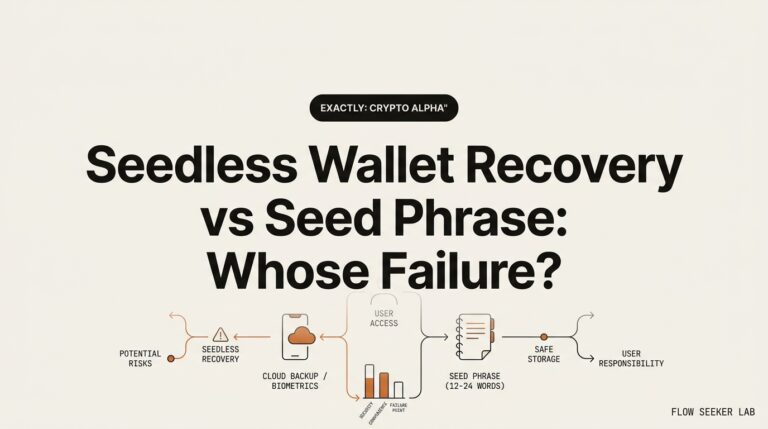 Seedless Wallet Recovery vs Seed Phrase: Whose Failure?