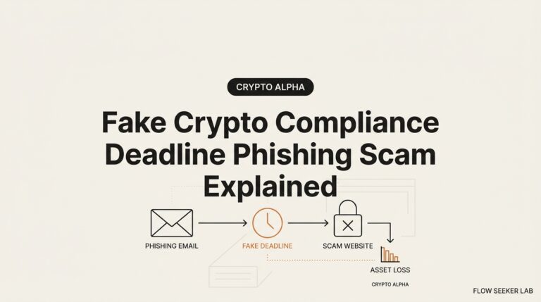 Fake Crypto Compliance Deadline Phishing Scam Explained